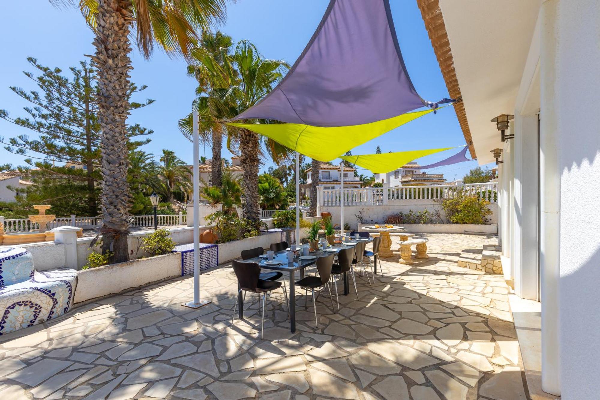 Fidalsa Grand Mediterranean Beachfront Villa Плая Фламенка Екстериор снимка